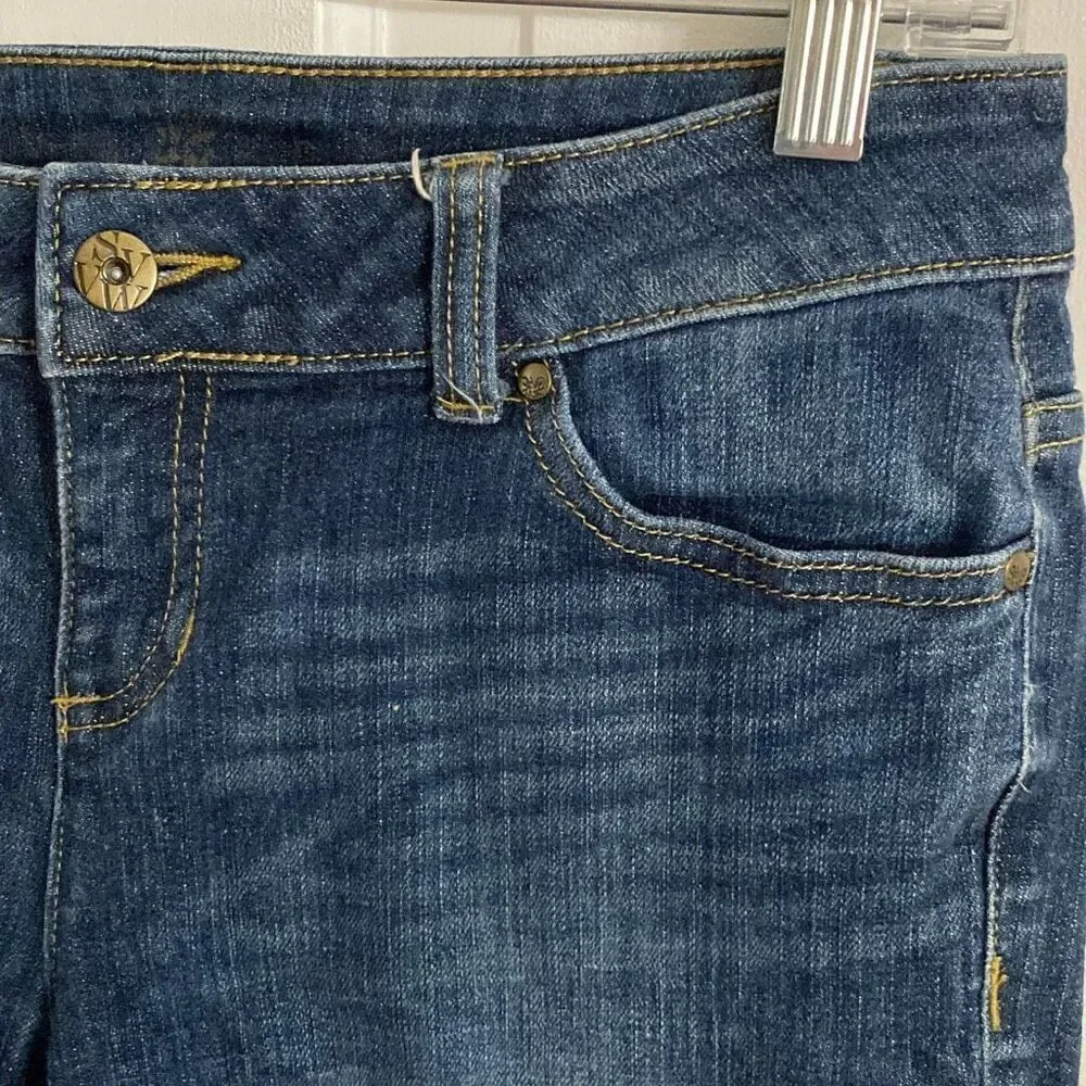 Simply Vera Vera Wang Dark Blue Cropped Jeans